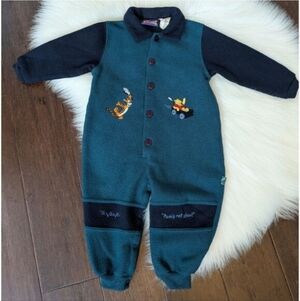Vintage Y2K 1990 90s Winnie The Pooh 100 Acre Collection One Piece 18 Month